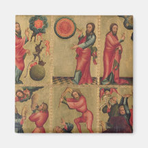 Left wing of the High Altar of St. Peter's Fridge Magnets