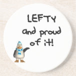Lefty and Proud of it! Left handed funny sayings Coasters