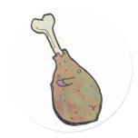 leg meat stickers
