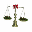 Legal Scales Christmas Ornament photo sculptures