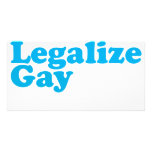 Legalise gay baby blue photo cards