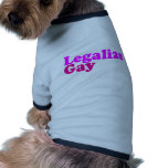 legalise gay pink magenta pet clothing