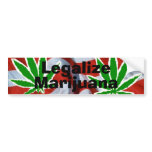 Legalise Marijuana Bumper Sticker