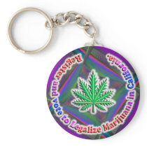 Legalise Marijuana keychain