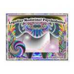 Legalise Medicinal Psychedelics Postcard