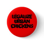 LegalizeUrbanChickens Pinback Button