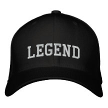 Legend black baseball cap