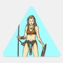 Legend Of Amazon Women Stickers