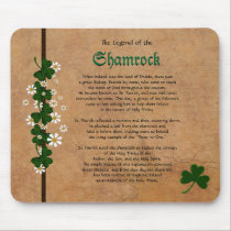 Legend of the Shamrock - Shamrocks mousepads