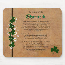 Legend of the Shamrock - Shamrocks Mouse Pads
