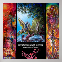 LEGENDS OF MAGIC AND MYSTERY 4 POSTERS