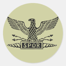 Legion Eagle Round Sticker