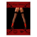 legs sexy birthday cards