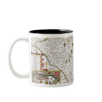 Leicester, engraved by Jodocus Hondius Mugs
