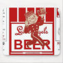 LEINENKUGEL'S BEER RUNNING WAITER CLASSIC DESIGN MOUSE PAD