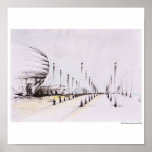 Leinwanddruck Kunstdruck Hannover Expo Plaza Poster