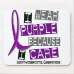 LEIOMYOSARCOMA I Wear Purple Because I Care 37 mousepads