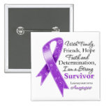 Leiomyosarcoma Support Strong Survivor Button