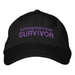 Leiomyosarcoma Survivor embroidered hats