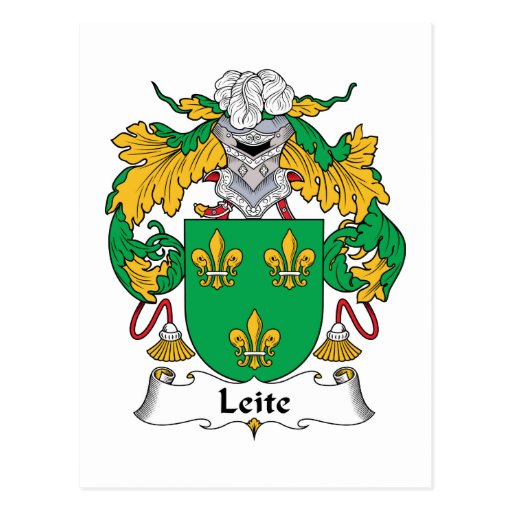 Leite Family Crest Postcards
