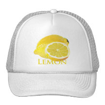 Lemon Citrus Mesh Hats