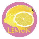 Lemon Citrus stickers