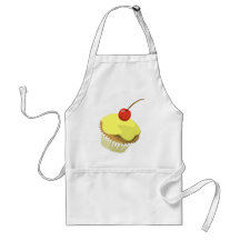 Lemon cupcake apron