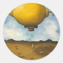 Lemon Drops Round Stickers
