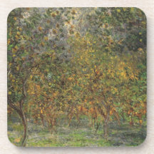 Lemon Grove in Bordighera by Claude Monet Coasters