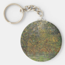 Lemon Grove in Bordighera by Claude Monet Key Chain