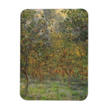 Lemon Grove in Bordighera by Claude Monet Flexible Magnet