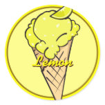 Lemon Icecream Sticker