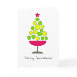 Lemon lime tree in martini glass Card