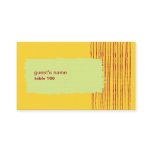 Lemon Place Card Business Card Templates