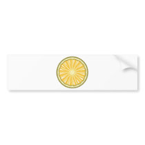 lemon slice bumper stickers