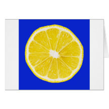 lemon slice greeting card