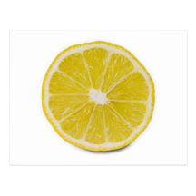 lemon slice postcard