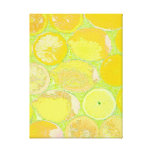 Lemon  Stretched Canvas Print