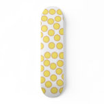Lemon Tart Pattern. Sunny Yellow. Custom skateboards