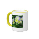 Lemon Yellow Pansies Mug
