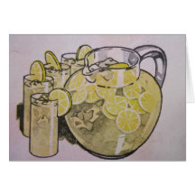 Lemonade Greeting Card