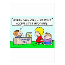 lemonade now hiring little brothers post cards