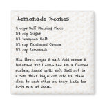 Lemonade Scones Recipe Magnet pink