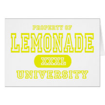 Lemonade University Greeting Card