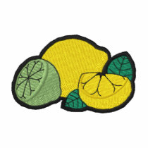 Lemons and Limes Embroidered Polo Shirt