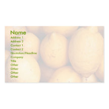 Lemons Business Card Template