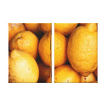 Lemons Canvas Print