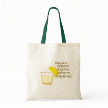 lemons gin and tonic bag