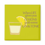 lemons gin and tonic