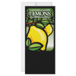 Lemons rack cards